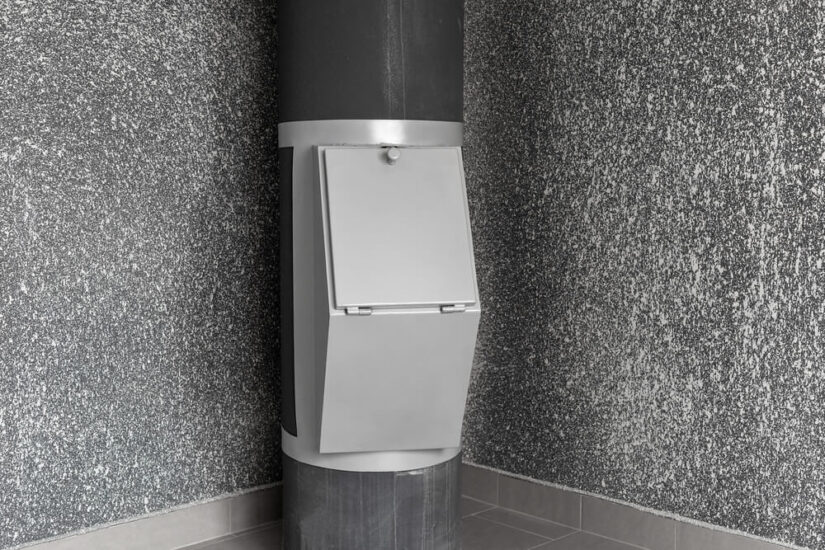 Cleaned Trash chute GWS