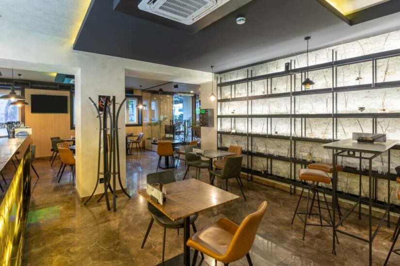 restaurants marble floor